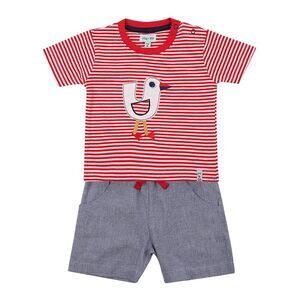 Lilly And Sid Boys  Sandy Seagull Short Set